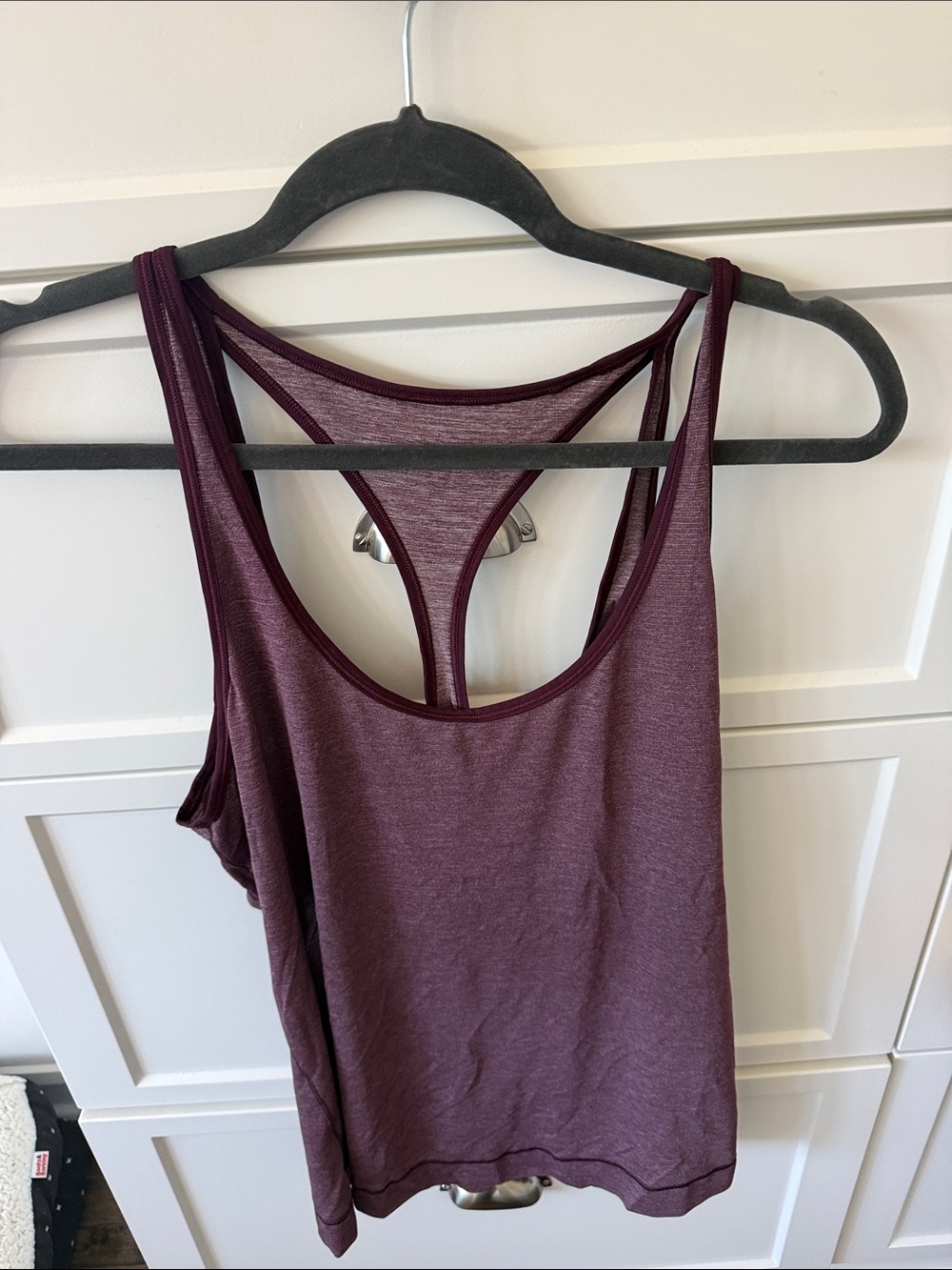 lululemon athletica Plum Strappy Racerback Tank